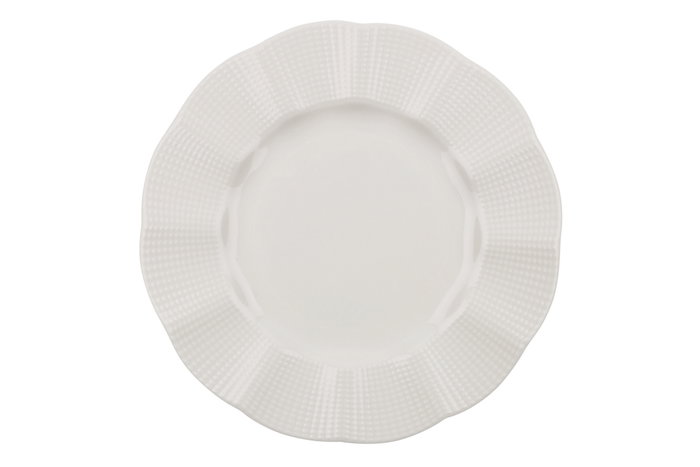 Hermia Vajilla de Porcelana de 24 Piezas en Crema